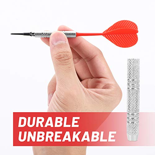 12 Pack Soft Tip Darts Set for Electronic & Plastic Dartboards - Bar & Game Room