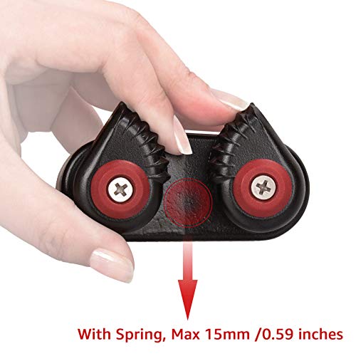 Marine Cam Cleats for Rope - Ball Bearing, 5/8 Inch, 2 PCS