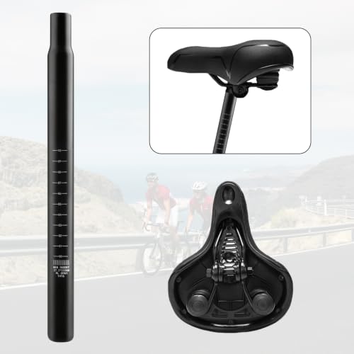 Aluminum Bike Seat Post 27.2mm - 350mm Length, Lightweight Alloy