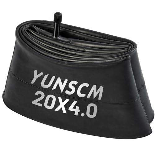 20x4 Inch Bike Tube for Fat Bikes | 32mm Valve, Butyl Rubber