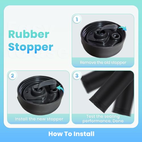 4 Pack Replacement Rubber Stoppers for Contigo Travel Mugs