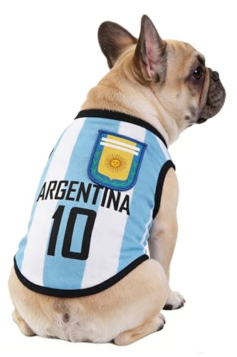 World Cup Soccer Jersey for Dogs - Blue, Small Size