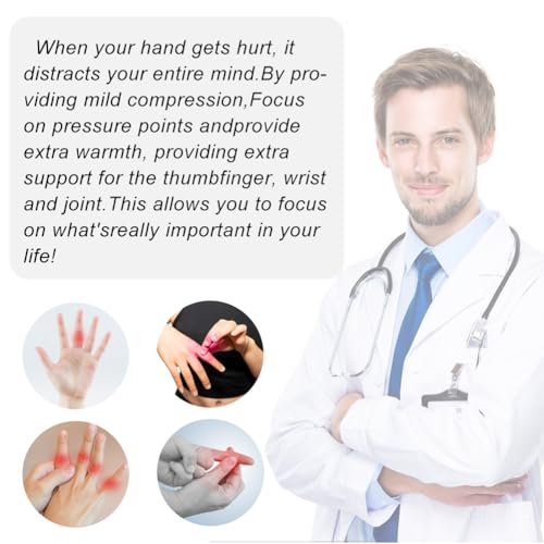 Fingerless Compression Gloves for Arthritis - X-Large Black