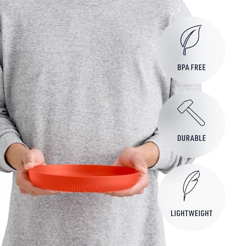 Sea to Summit Passage Camping Plate – Spicy Orange, 34oz Capacity
