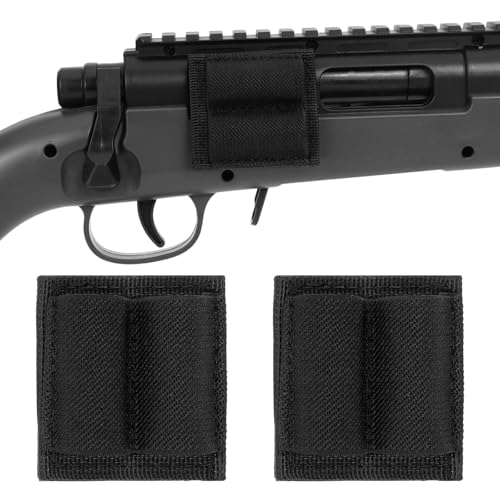 2 Pack Round Bullet Holders with Adhesive Backing for Rifles