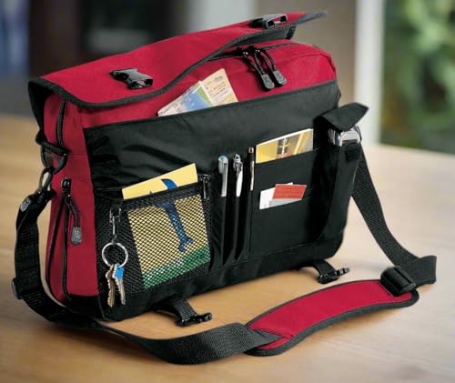 Georgia Bulldogs Laptop Bag - Red Messenger Bag for Students