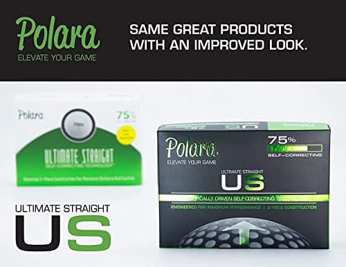 Polara Self-Correcting Golf Balls - High-Performance Anti-Slice & Hook Correction | Soft Feel & Maximum Distance