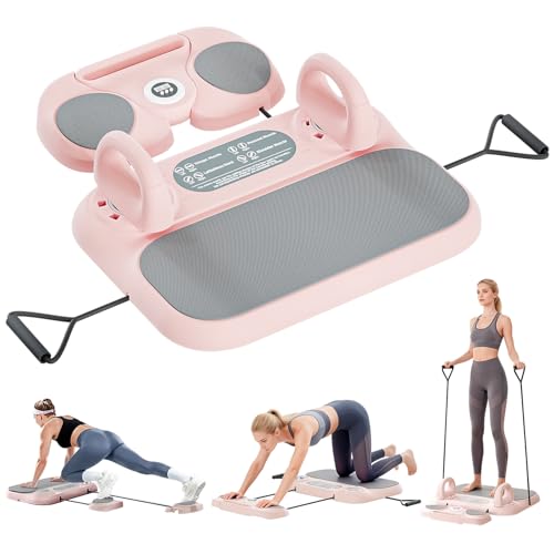 6-in-1 Foldable Pilates Reformer Board for Home Workout - 16x4x2