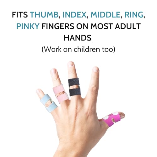 4-Piece Finger Splint Set for Pain Relief & Support