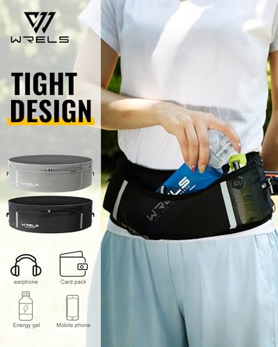 Hydration Running Belt with TPU Soft Flask 250ml - Black-M