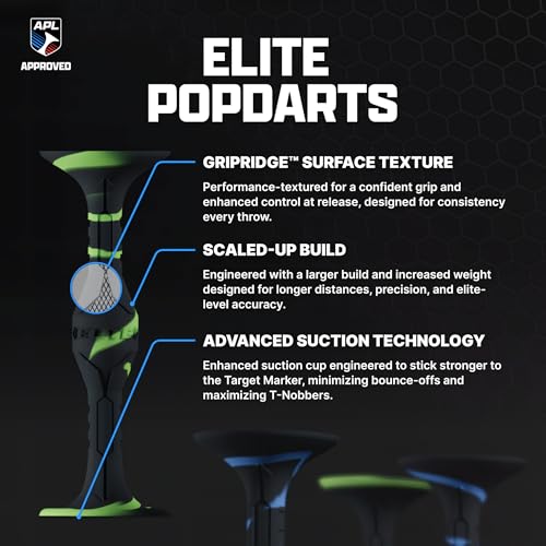 Elite Popdarts Full Pack - Larger, Heavier Design for Precision