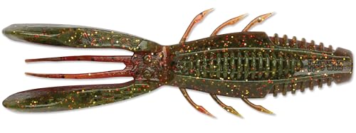 CrushCity Bronco Bug Soft Plastic Bass Lure - Chile Craw / 4"