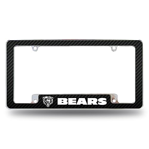 NFL Chrome License Plate Frame for Car, Truck, SUV - 12" x 6"