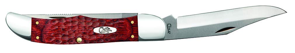Case WR XX Pocket Knife Brown Rosewood Folding Hunter Item #189 - (6265Sab SS) - Length Closed: 5 1/4 Inches