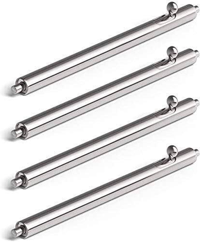 20mm Quick Release Spring Bar Pins - 6 Pack Stainless Steel