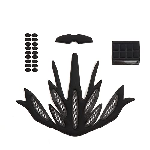 Helmet Padding Kit - 21pcs Foam Pads and Adhesives, Black