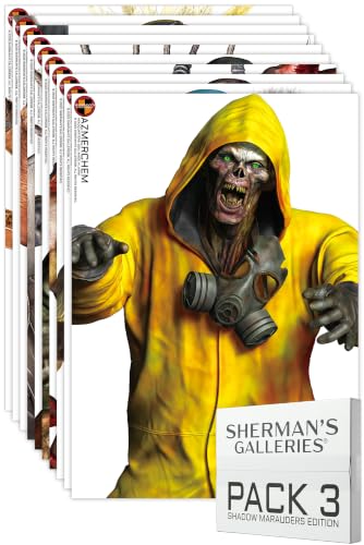 Shadow Marauders Edition Target Pack XL 20x28 - 3pk high-visibility shooting targets