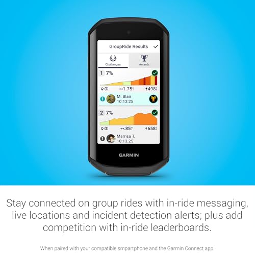 Garmin Edge 1050 Cycling Computer - Large Touchscreen, Advanced Metrics