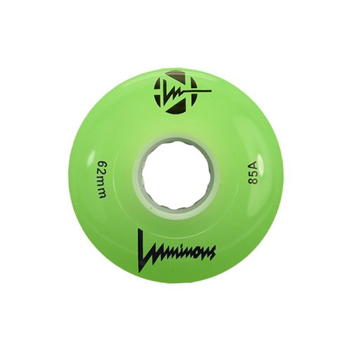Luminous Wheels Luminous Quad Wheels Green 62mm 85A 4pk