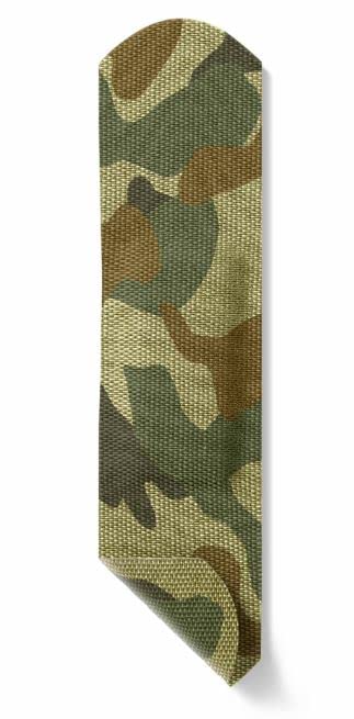 Curad Green Camo Adhesive Bandages, 0.75 x 3 in, 25 Count