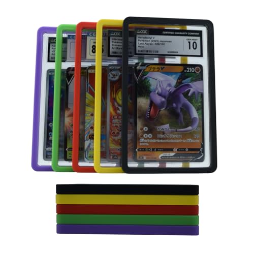 ProGuard Cards CGC Slab Guard 5-Pack Multi-Color Classic for Standard Graded Slabs