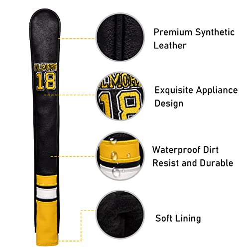 Aliennana Happy Gilmore Golf Headcovers for Driver & Putter - Alignment Stick Cover
