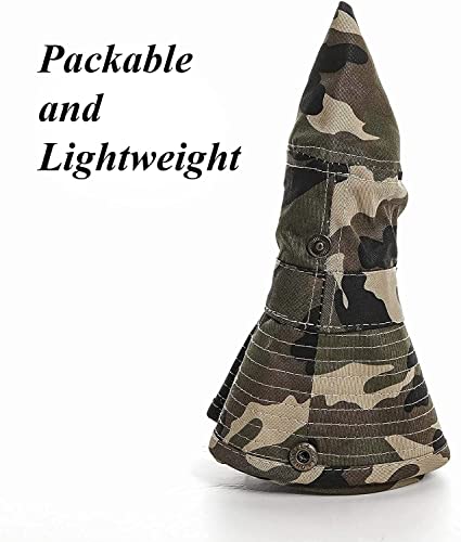 Kids Camouflage Sun Bucket Hat - 7-14 Years / Army Green