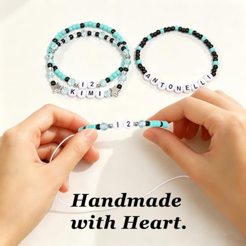 F1 Inspired Beaded Bracelet Set - Jewelry Gifts for Fans