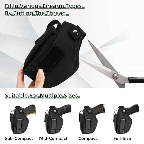 Concealed Carry Gun Holster for Right & Left Hand, 9mm Pistol