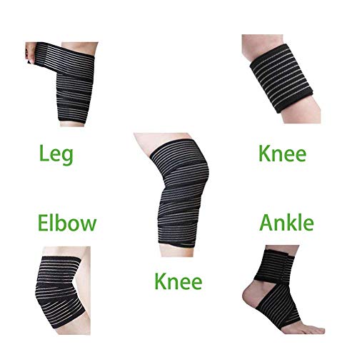 Adjustable Knee Compression Brace & Support Wrap - Breathable Black
