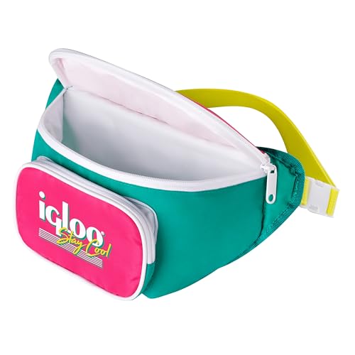 Insulated Fanny Pack Cooler - Retro Crossbody Bag for Travel