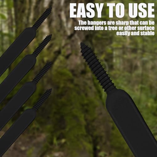 Maxcheck 13 Inch Black Tree Stand Bow Hanger Pack of 4