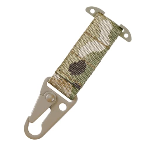 Tactical Gear Clip with HK Hook - Multicam 1pc MOLLE Attachment
