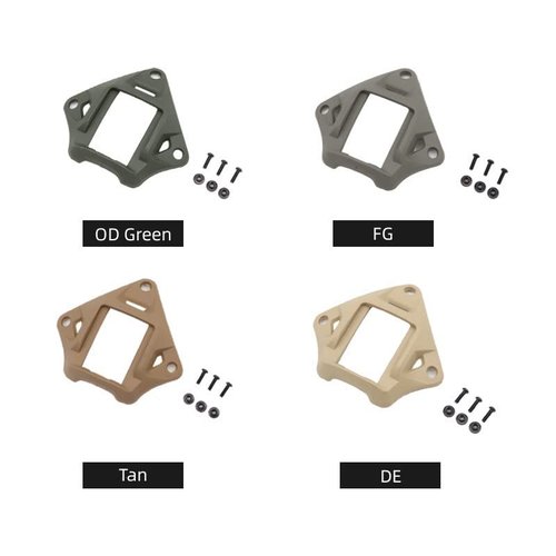 ATAIRSOFT Mult Colors Tactical Airsoft Helmet Aluminum Devgru Style Mich VAS Shroud NVG Helmet Mount (OD Green)