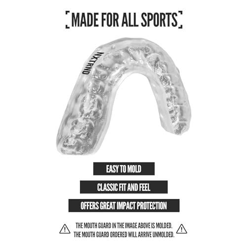 Custom Fit Sports Mouthguard - 2 Pack for Youth & Adult Athletes