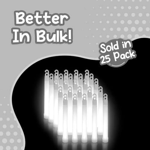 Windy City Novelties - 25 Pack - 6¡± Premium Glow Sticks