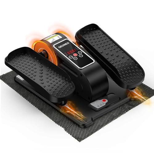 Under Desk Elliptical Machine - Compact Electric Pedal Exerciser with Remote Control & Adjustable Speeds