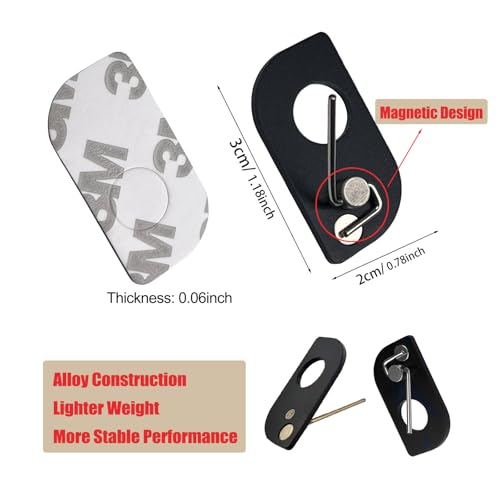 Magnetic Arrow Rest - 4 Pcs Right Hand Adhesive for Recurve Bow
