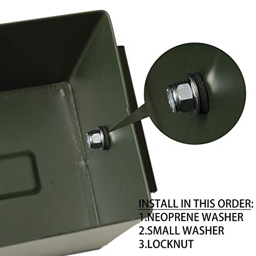 Locking Hardware Kit for Ammo Can - 1 Count, Silver Color