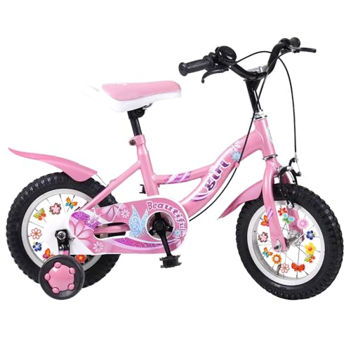 Bike Wheel Spoke Decorations - 24 Colorful Flower & Butterfly Clips