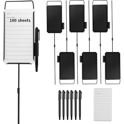 Large 6 Pack Golf Metal Proximity Markers - Closest to the Pin Set for Tournament & Practice
