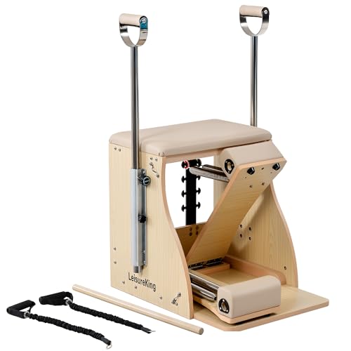 Pilates Combo Chair for Home Workouts - Beige