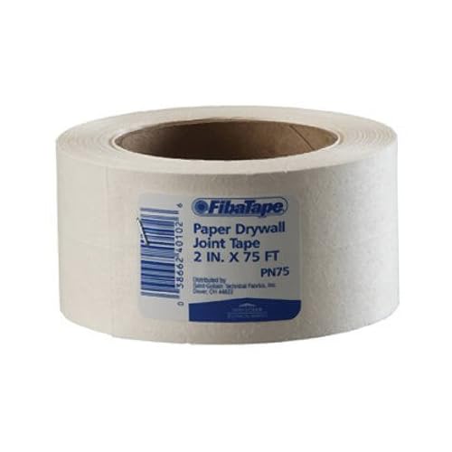 Saint Gobain FDW6620-U Professional Paper Joint Drywall Tape, 75' Length x 2" Width, White