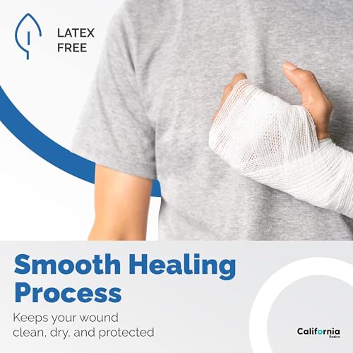24-Pack Gauze Bandage Rolls with Tape - 4 Inch x 4 Yard - Sterile & Breathable