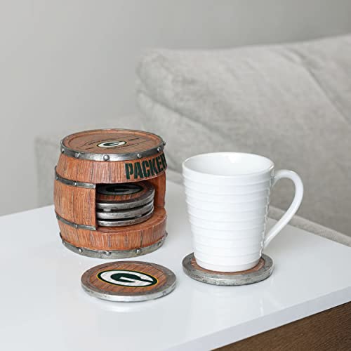 NFL Team Logo Coaster Set - 5-Pack Drink Coasters