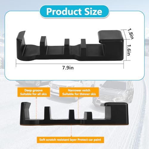 Magnetic Ski Holder for Car - Strong Magnetic Design (1 PCS)
