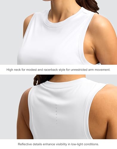 Women's Workout Tank Top - Lightweight Racerback Athletic Shirt