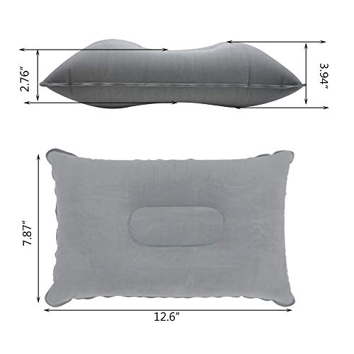 Ultralight Inflatable Pillow - 2 Pack Soft PVC Travel Pillows
