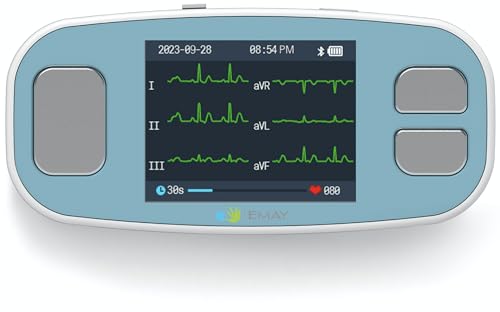 6L Portable ECG Monitor - Record Heart Rate & ECG Signals