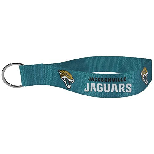 NFL Jacksonville Jaguars Lanyard Key Chain - One Size Black